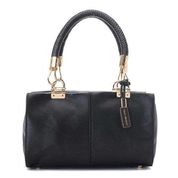 michael kors skorpios zip-top satchel svart Nettbutikk lmjks